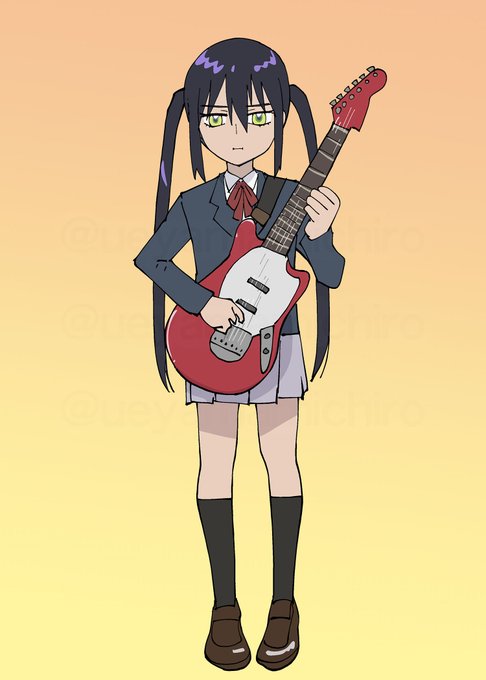 中野梓 「あずにゃん #けいおん」|MA-2㌠のイラスト