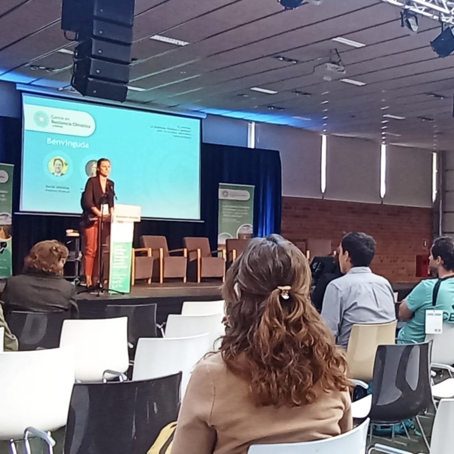 Ahir parlàvem del projecte europeu #covision. Avui i demà, som a la jornada "La resiliència climàtica a Catalunya" <a href="/Eurecat_news/">Eurecat</a> a #Amposta, on es parla de la responsabilitat de sensibilitzar i difondre que el futur passa per la mitigació i l’adaptació als efectes del canvi