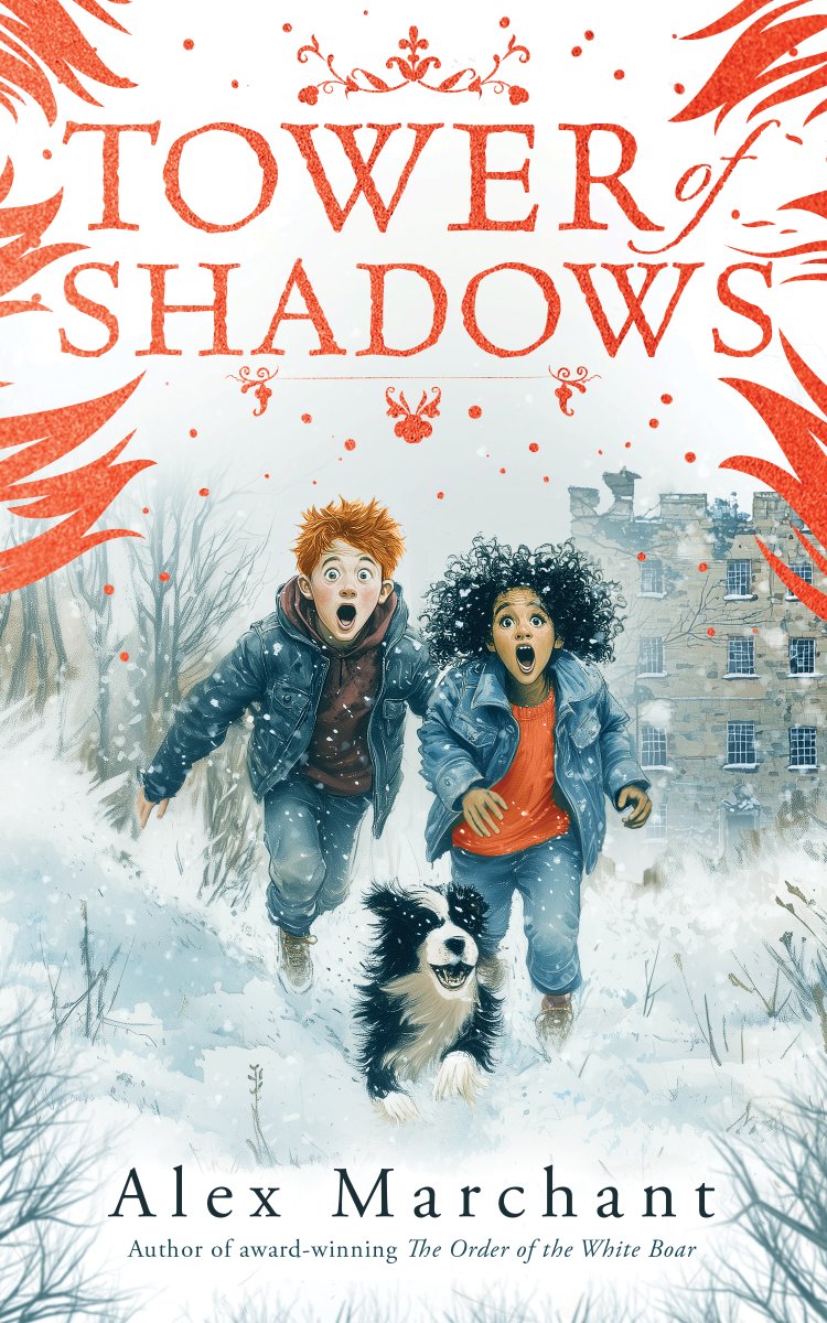 *Cover Reveal*
What is the secret of the 'Tower of Shadows'?
Join Drew, Mairi (and Bilbo) in their search for the answer
Out in ebook &amp; paperback 24 May 2025
Free to read on #KindleUnlimited 
#GhostStory
#ChildrensBooks
#CoverReveal
#BookLaunch