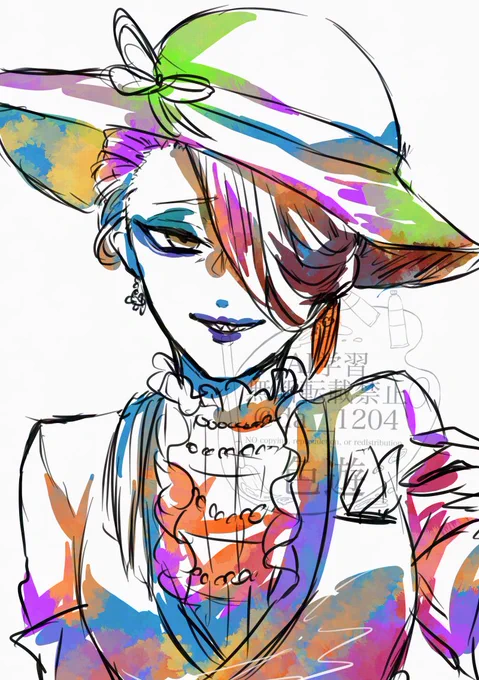 描くの楽しい 