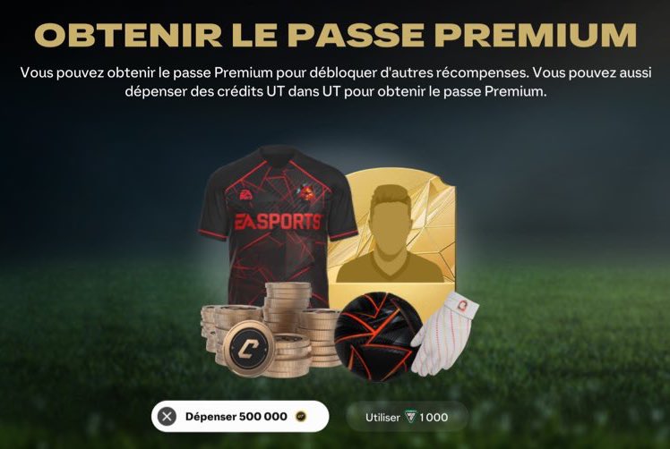 SBF26x's tweet image. 𝗝𝗘𝗨 𝗖𝗢𝗡𝗖𝗢𝗨𝗥𝗦 🎁

Je vous fait gagner le PASS PREMIUM de la nouvelle saison sur FC25 🤝

Pour participer :

- Like ce post ❤️
- Commente ta plate-forme ⬇️
- Follow @SBF26x ✅

Tirage au sort Dimanche soir , GL à tous #FC25