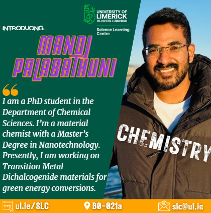 This afternoon our #postgrad tutors, Githin and Manoj are covering the fields of #PTCE and #Chemistry from 2:00 - 4:00 at the Drop-in Centre. Pop in anytime to get free academic support in related subjects! #science #university #undergraduate #UL #study #unilife #PeerSupport