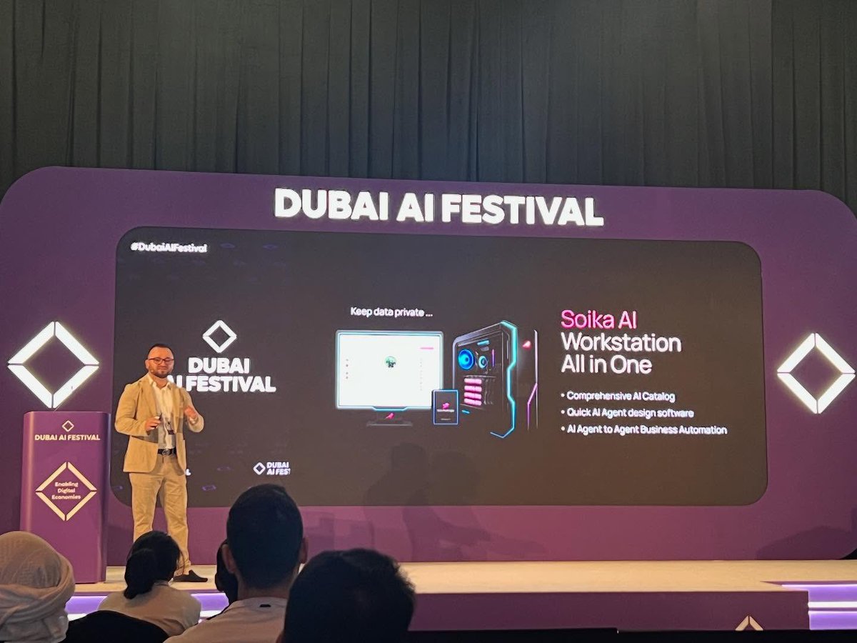 hiconcep's tweet photo. #DubaiAIFestival spotlighted Soika Labs' agent-to-agent platform, reinforcing our investment thesis: the #Agent era demands purpose-built infrastructure. Beyond GPUs, specialized servers like #HyperAccel's Orion offer critical advantages for complex agent ecosystems. https://t.co/xHoURnQU0Q