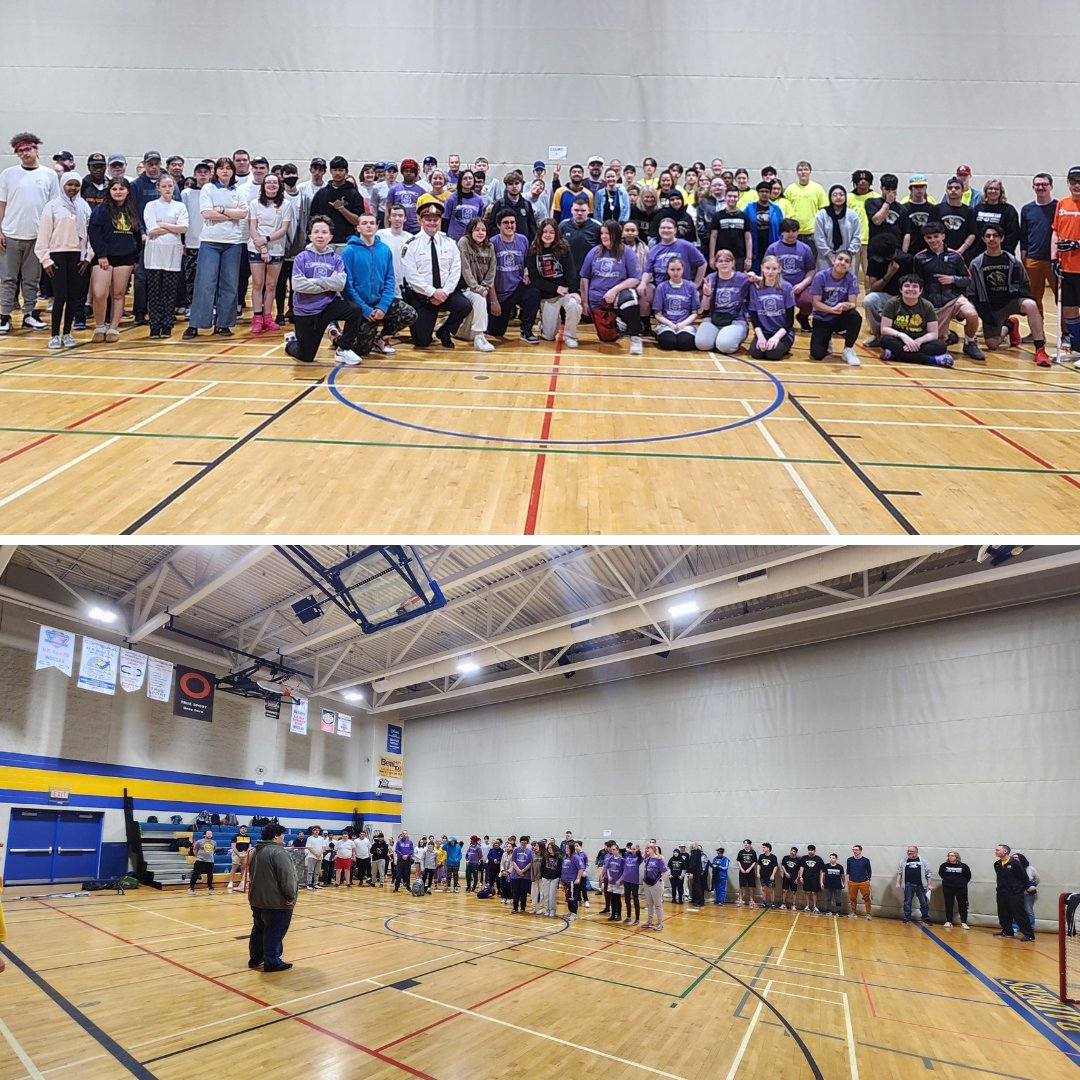 It was a fun day yesterday at the Special Olympics Floorball event hosted at Beal Secondary School! 🏒✨

A big shoutout to the talented teams from Beal, Arthur Voaden Secondary School, Lucas Secondary School, Central Catholic High School, and Westminster Secondary School for