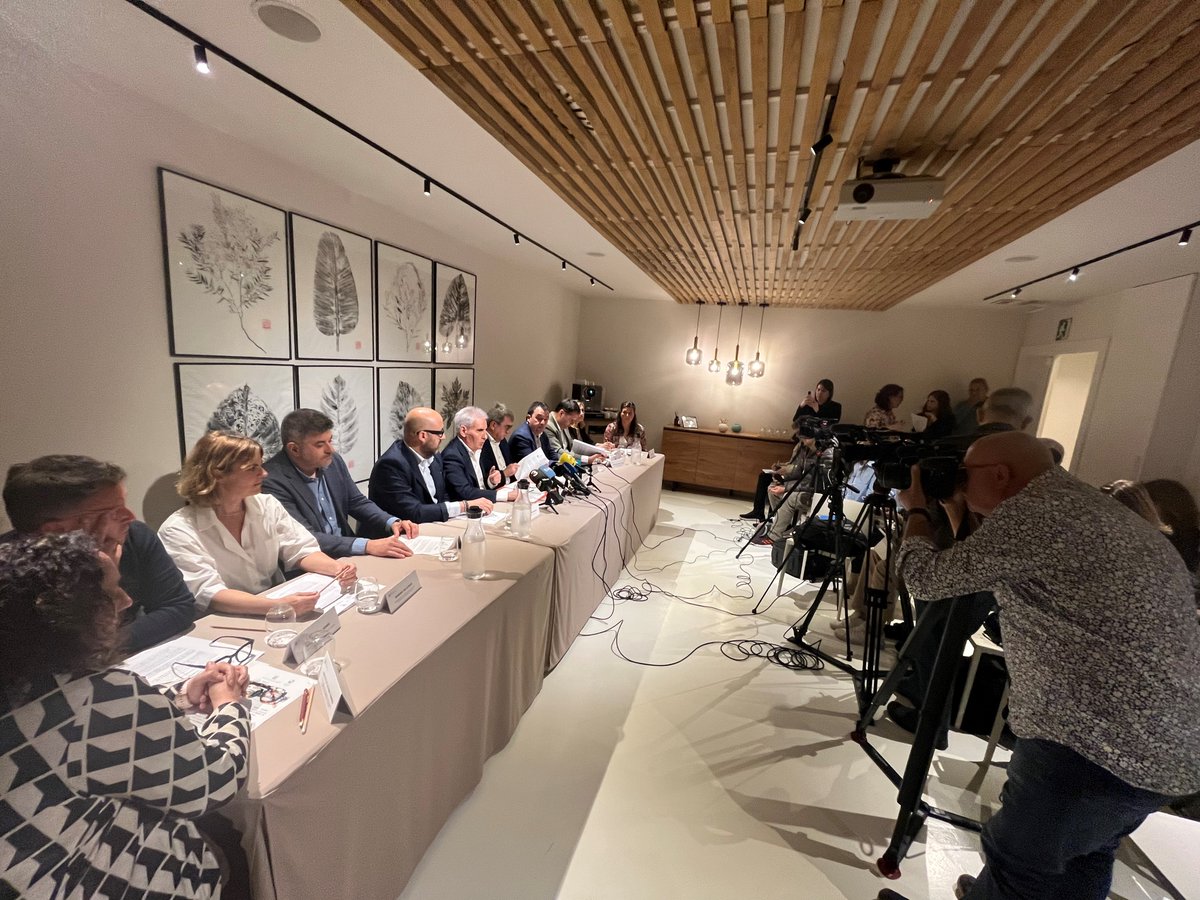 Avui hem participat a la roda de premsa unitària del sector turístic a #Girona per manifestar el rebuig contra l'increment de la taxa turística i demanar trasparència. La societat catalana és de les més afectades <a href="/gihostaleria/">Federació d'Hostaleria i Turisme Girona</a> <a href="/taulagiturisme/">Taula Gironina de Turisme</a> <a href="/CampinginGirona/">Campings in Girona</a> @HciutatdeGirona