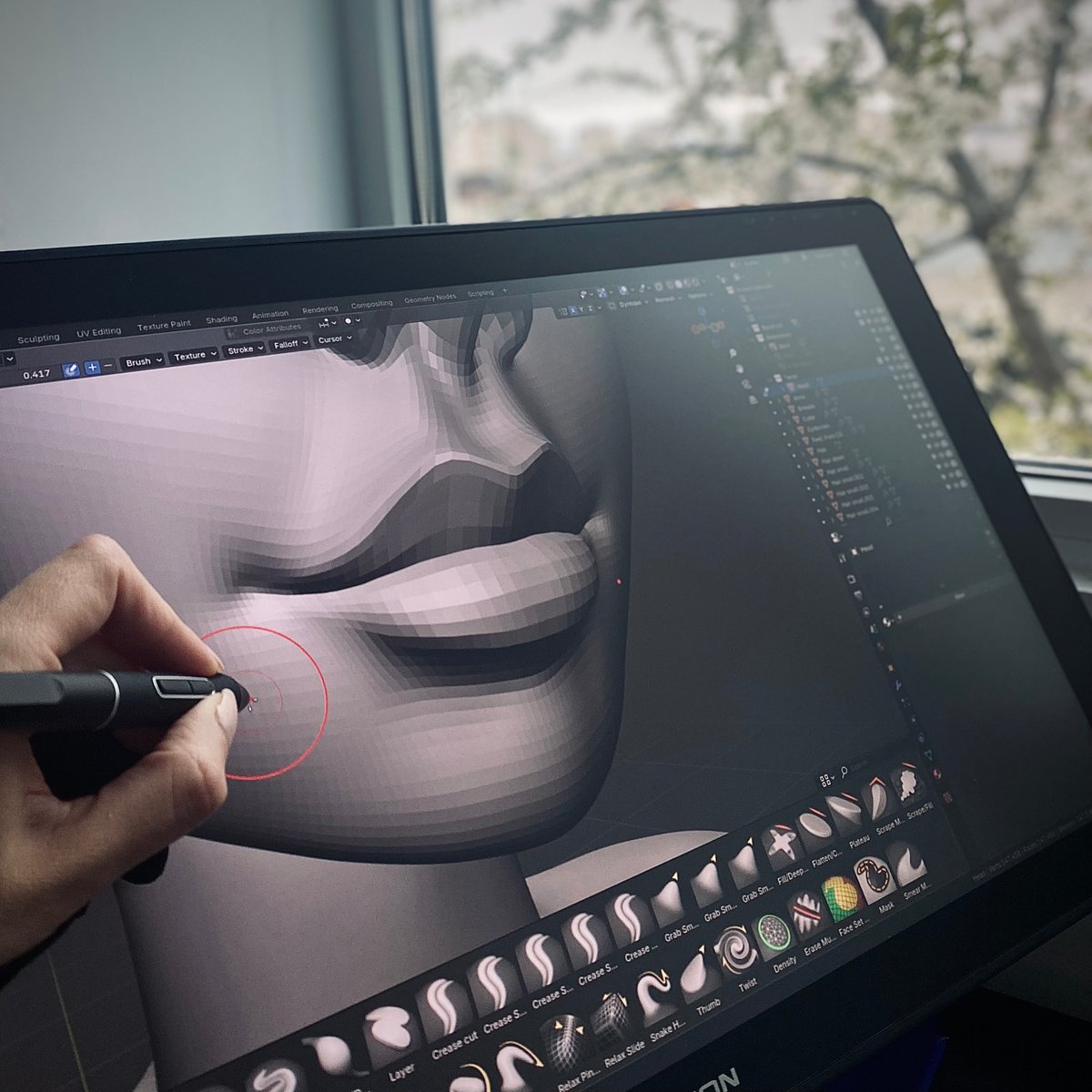 Girl with Blender tweet media