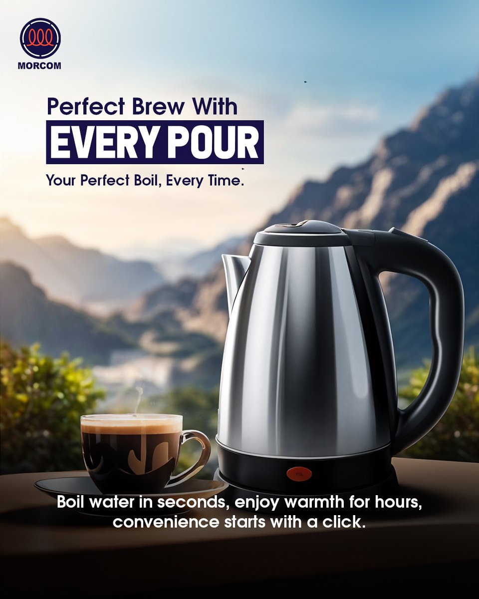 morcominduction's tweet image. 🌟✨ Elevate your brewing game with every single pour! ☕💖 Say goodbye to waiting around for that perfect boil—our innovative kettle brings water to a rolling boil in SECONDS! 🔥💨

#Morcom #InductionCooking #FutureOfCooking #KitchenInnovation #CookSmart #EcoFriendlyCooking
