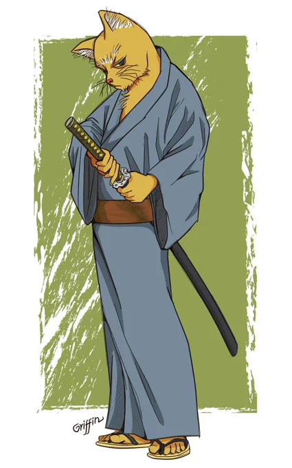 #無言で騎士や侍や剣士のイラストを貼る見た人も貼る 