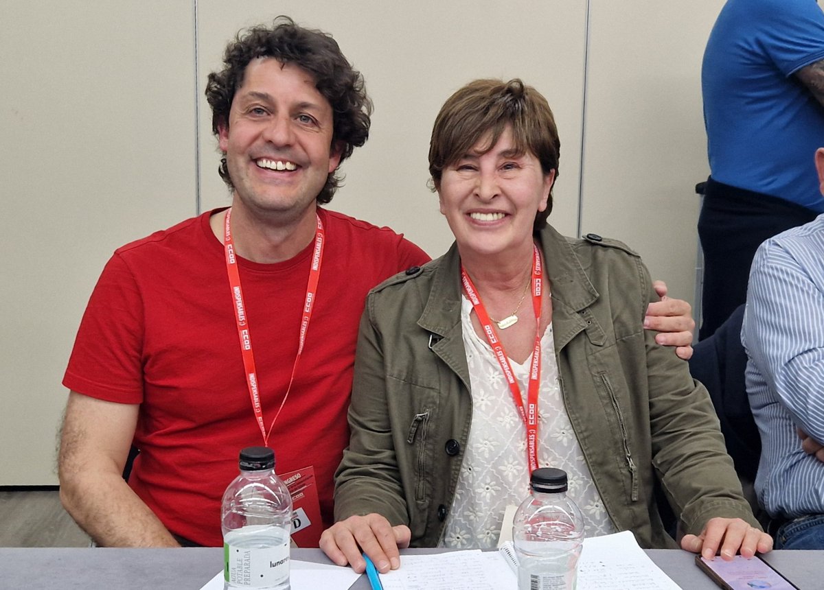 sae_fsc_ccoo's tweet photo. Enhorabuena a  Montse Gómez Esteban, elegida nueva secretaria general de CCOO sector AGE y a la nueva CE. Mucha suerte en esta nueva etapa 🍀💪 https://t.co/WIp4Rk6ZgX