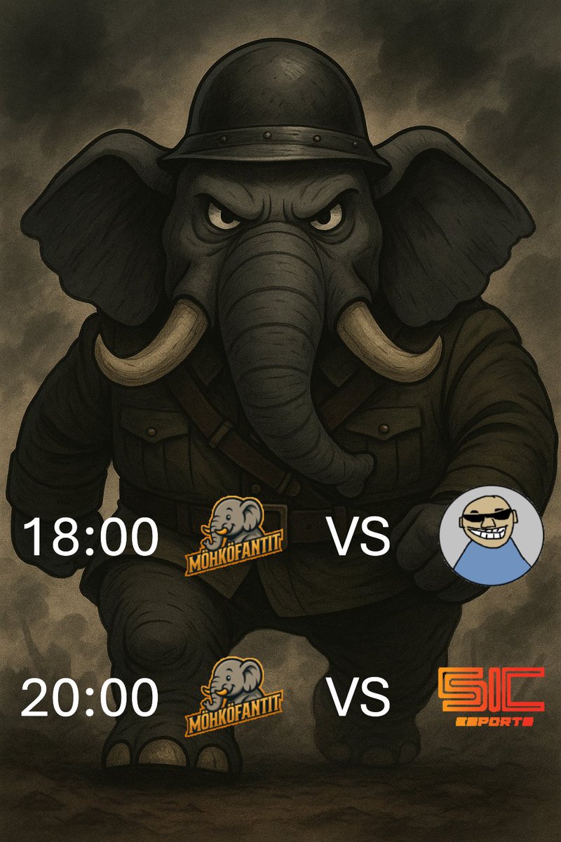 Möhköfantit on enemmä kuin valmiina FPL #sprintti kauteen.

18:00 vs <a href="/HuutisGaming/">Huutis Gaming</a> 
20:00 vs <a href="/SICesportsFI/">SIC esports</a> 

twitch.tv/finnhouse