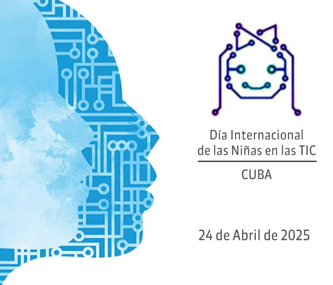 #Cuba se  une a la celebración por el Día Internacional de las #NiñasEnLasTIC
Este jueves, 24 de abril, en el
Palacio Central de Computación de #LaHabana se desarrollará la actividad central:" Las niñas en las TIC para una transformación digital inclusiva"

 #GirlsinICT
