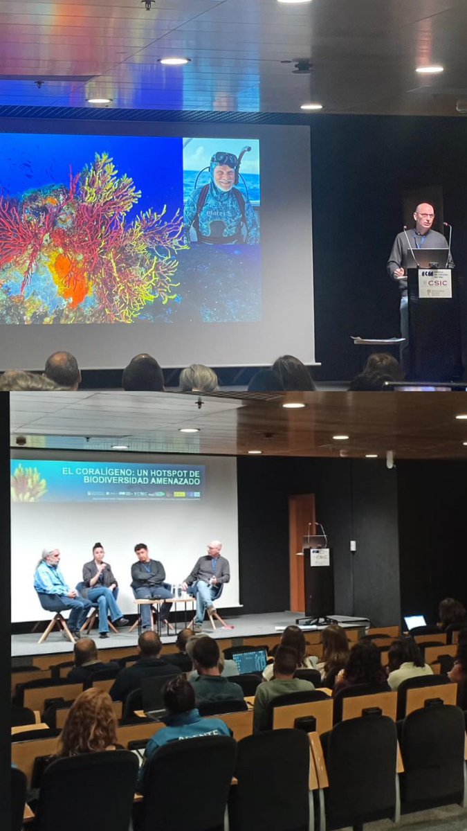 Avui tenim la Jana al workshop CORFUN sobre el coral·ligen del Mediterrani! 🪸

📍<a href="/ICMCSIC/">ICM-CSIC</a> <a href="/BiologiaUB/">Facultat de Biologia UB</a> 
🔗 Del workshop sencer: youtube.com/live/syybPOS3k…
