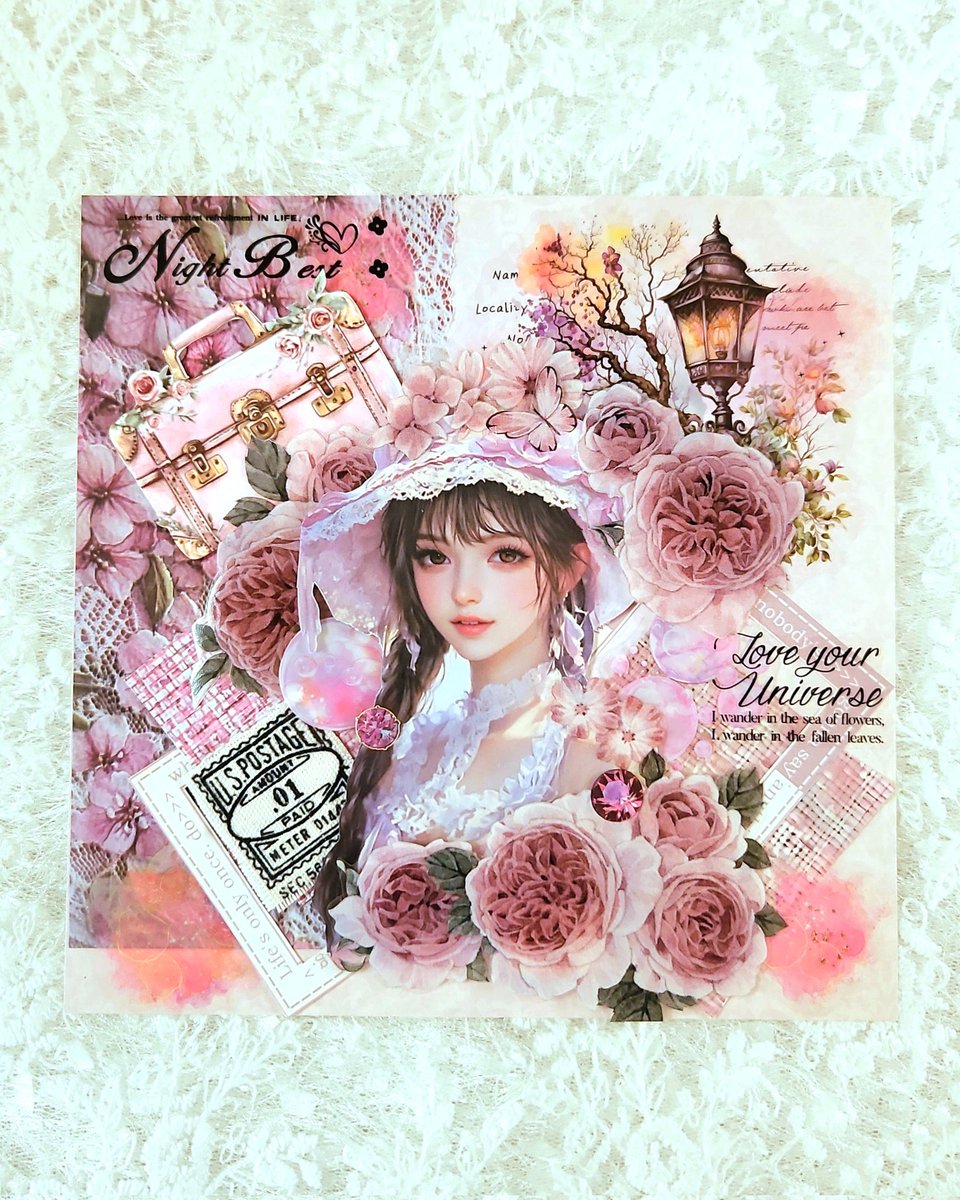 𓏲𝄢pink collage𓏲𝄢
 #コラージュ