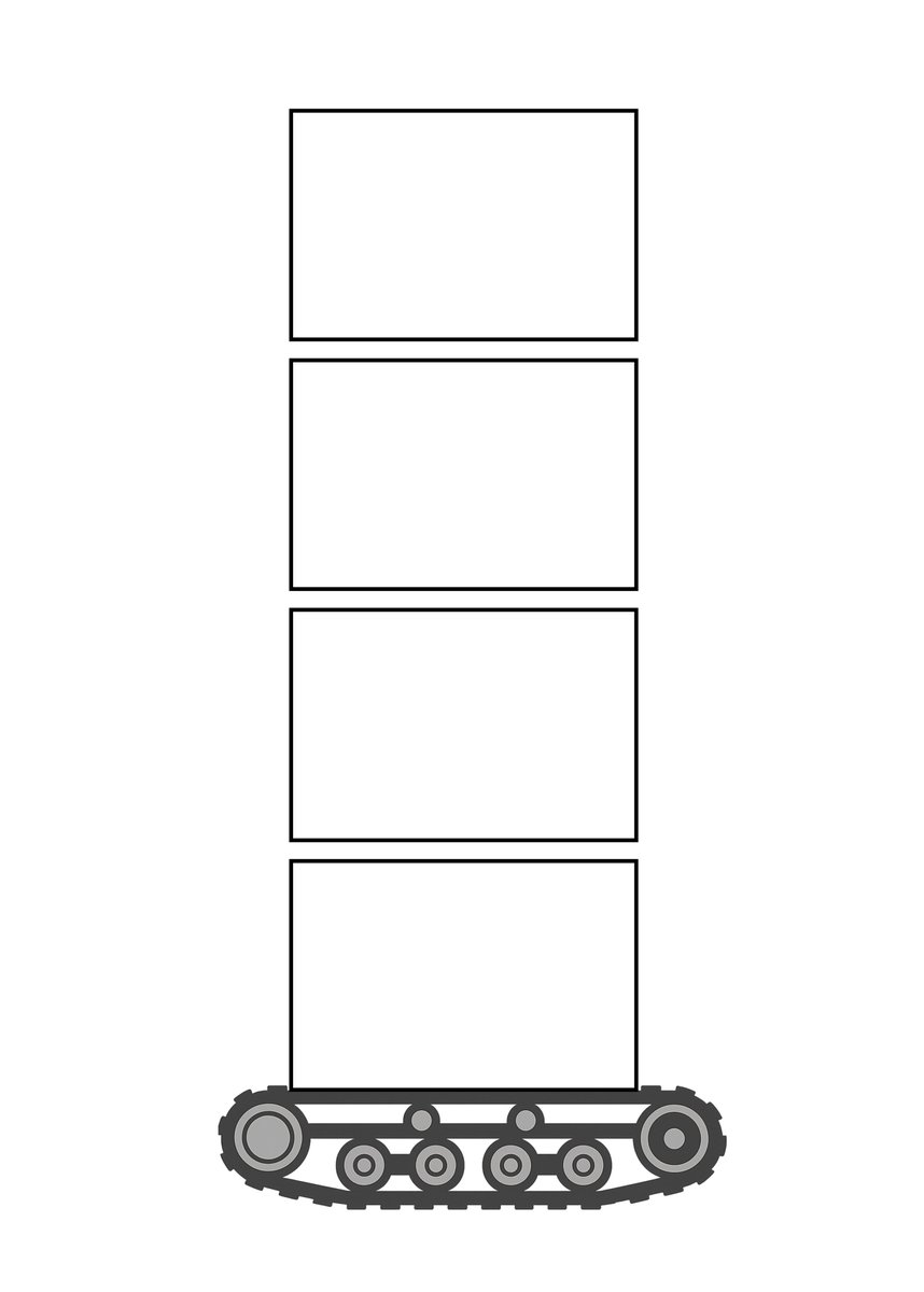 凸凹地面でも走れる4コマ
#現代4コマ 