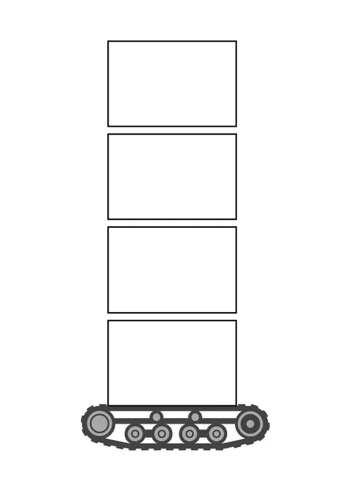 凸凹地面でも走れる4コマ
#現代4コマ 