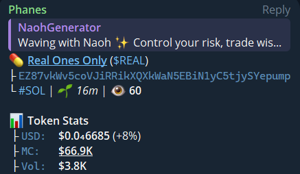 naohgenerator's tweet photo. $REAL keep breaking ATH

EZ87vkWv5coVJiRRikXQXkWaN5EBiN1yC5tjySYepump

Sent it early, wanna make it another 100x meme from my private group✨

Trade wisely✨ https://t.co/efIy0gBhru