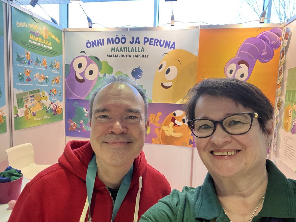Suvi Anttila (@suvi_anttila) on Twitter photo Önni Möö ja Peruna tänään testauksessa ITK-messuilla Tampereella. Upea vastaanotto opettajilta, mikä kannustaa jatkamaan ja tuomaan suomalaista maataloutta ja ruoantuotantoa tutuksi lapsille. Kiitos <a href="/SannaLukander/">Sanna Lukander</a> ja <a href="/PeterVesterback/">Peter Vesterbacka</a> energiasta ja yhteistyöstä jo tässä vaiheessa. Önni Möö ja Peruna tänään testauksessa ITK-messuilla Tampereella. Upea vastaanotto opettajilta, mikä kannustaa jatkamaan ja tuomaan suomalaista maataloutta ja ruoantuotantoa tutuksi lapsille. Kiitos <a href="/SannaLukander/">Sanna Lukander</a> ja <a href="/PeterVesterback/">Peter Vesterbacka</a> energiasta ja yhteistyöstä jo tässä vaiheessa.