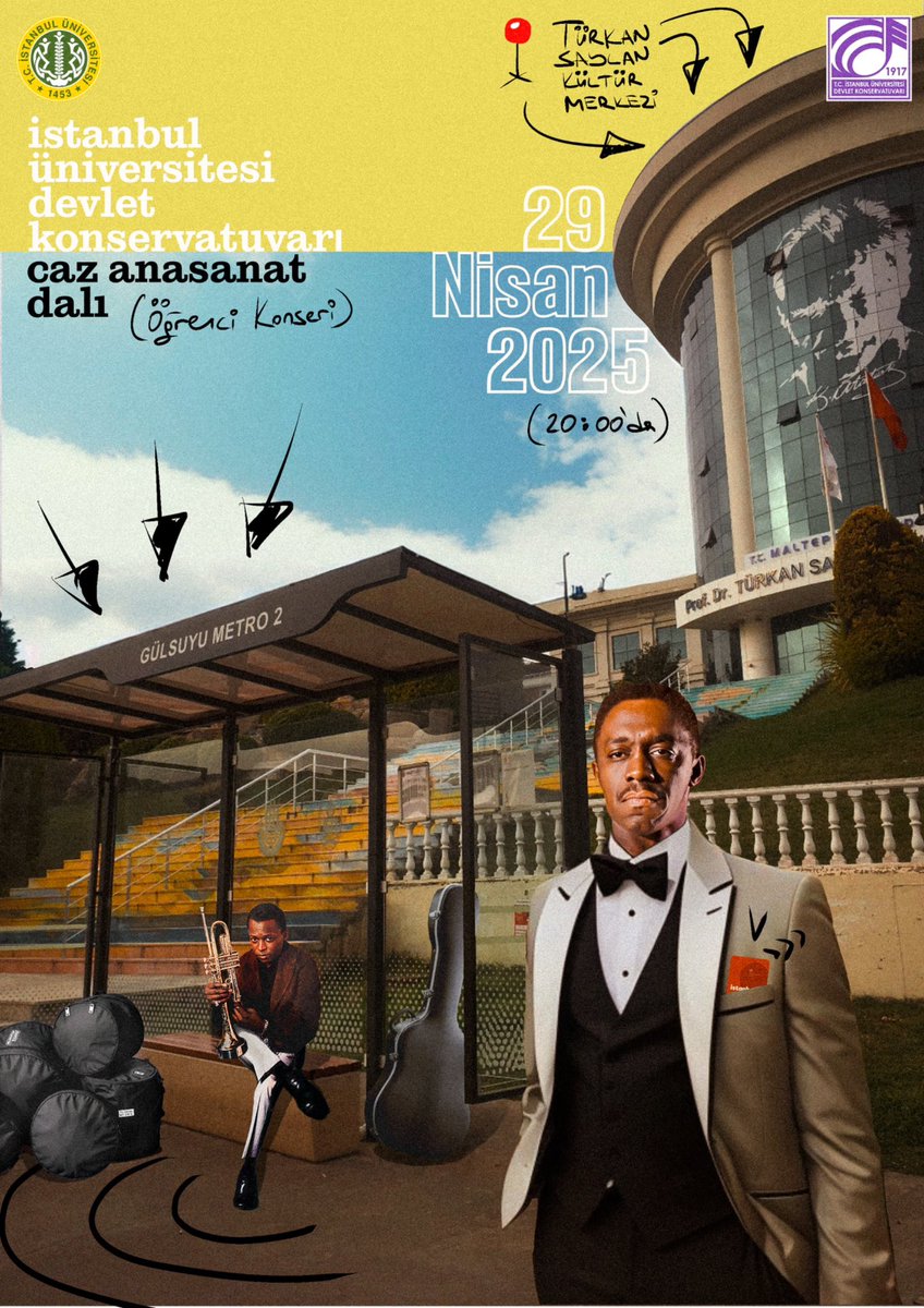 İstanbul Üniversitesi Devlet Konservatuvarı
Caz ASD Konseri 👇🏻