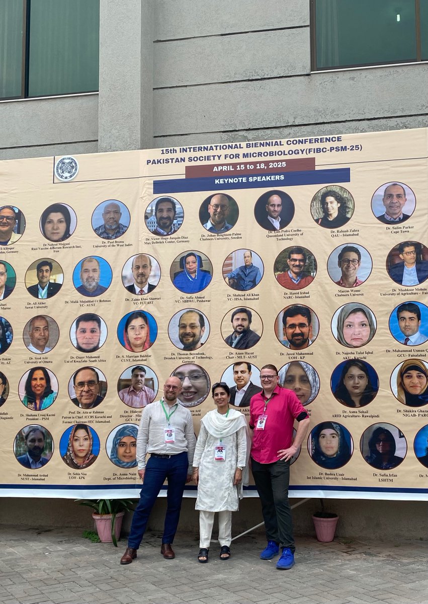 Anna Abramova (@anna_abramova1) on Twitter photo Apart from the meeting, we had a great opportunity to participate in the 15th International Biennial PSM (Pakistan Society for Microbiology) Conference organised by Prof. Dr. <a href="/RabaabZ/">R Zahra</a> and taking place the same week at <a href="/QAU_Official/">QAU Official</a>. Apart from the meeting, we had a great opportunity to participate in the 15th International Biennial PSM (Pakistan Society for Microbiology) Conference organised by Prof. Dr. <a href="/RabaabZ/">R Zahra</a> and taking place the same week at <a href="/QAU_Official/">QAU Official</a>.
