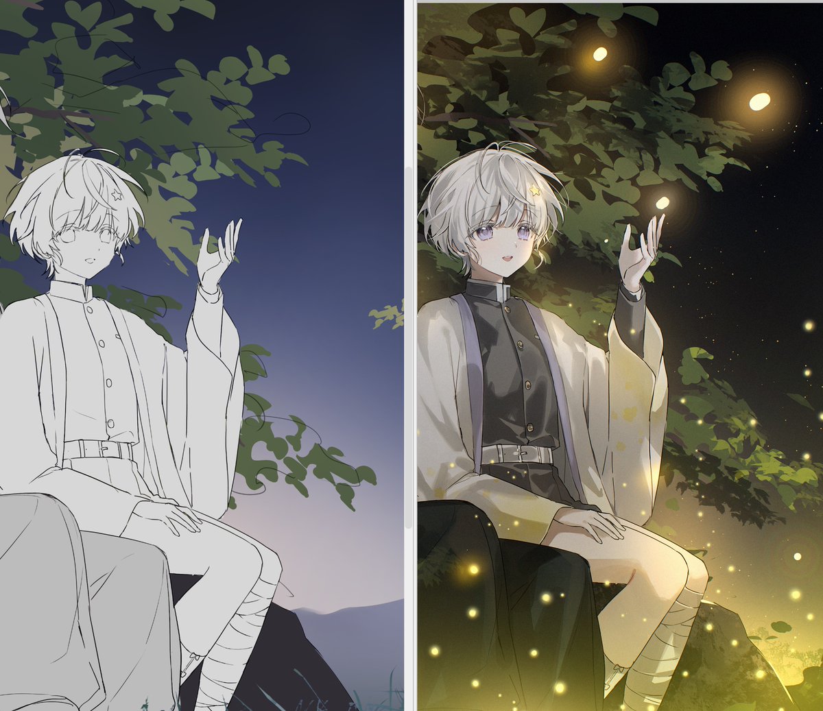 색감 잡는 게 많이 고민돼서 재밌었던 작업...