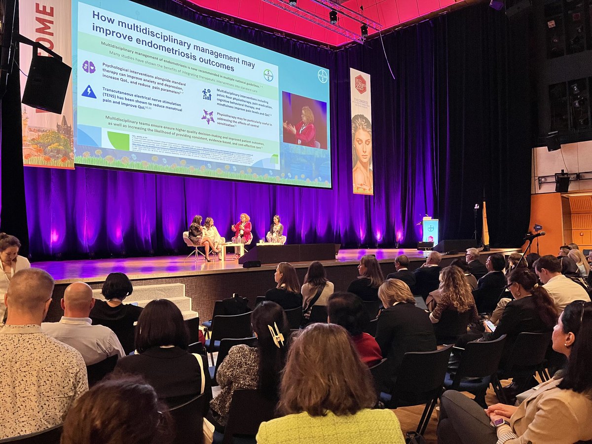 📸 A look back on Bayer's symposium on "Giving women their lives back: how you can improve your patients’ outcomes with multidisciplinary approaches to endometriosis management"!
An amazing roundtable discussion 🎙

 #Infertility #ART #Endometriosis #Adenomyosis #IVF #Gynecology