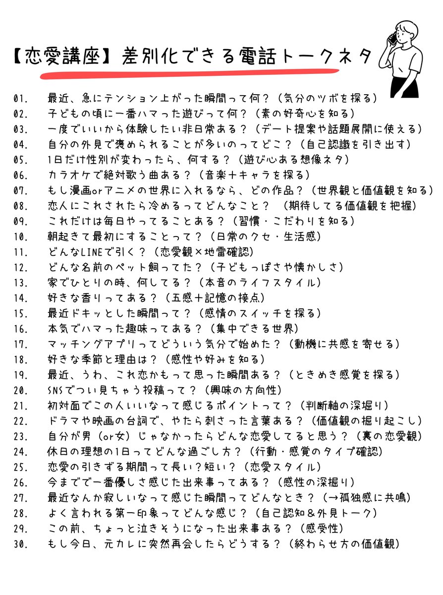 snsphoto6's tweet photo. 5分で他の男と違うと思わせる通話術 https://t.co/KOJvWp7T6n