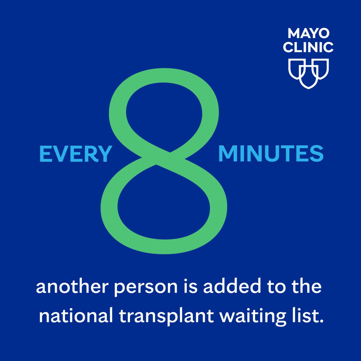 More than 100,000 people are waiting for lifesaving #organtransplants. Join the national donor registry to give the gift of life to people on the #transplant waitlist. #DonateLife mayocl.in/4jFN9zc