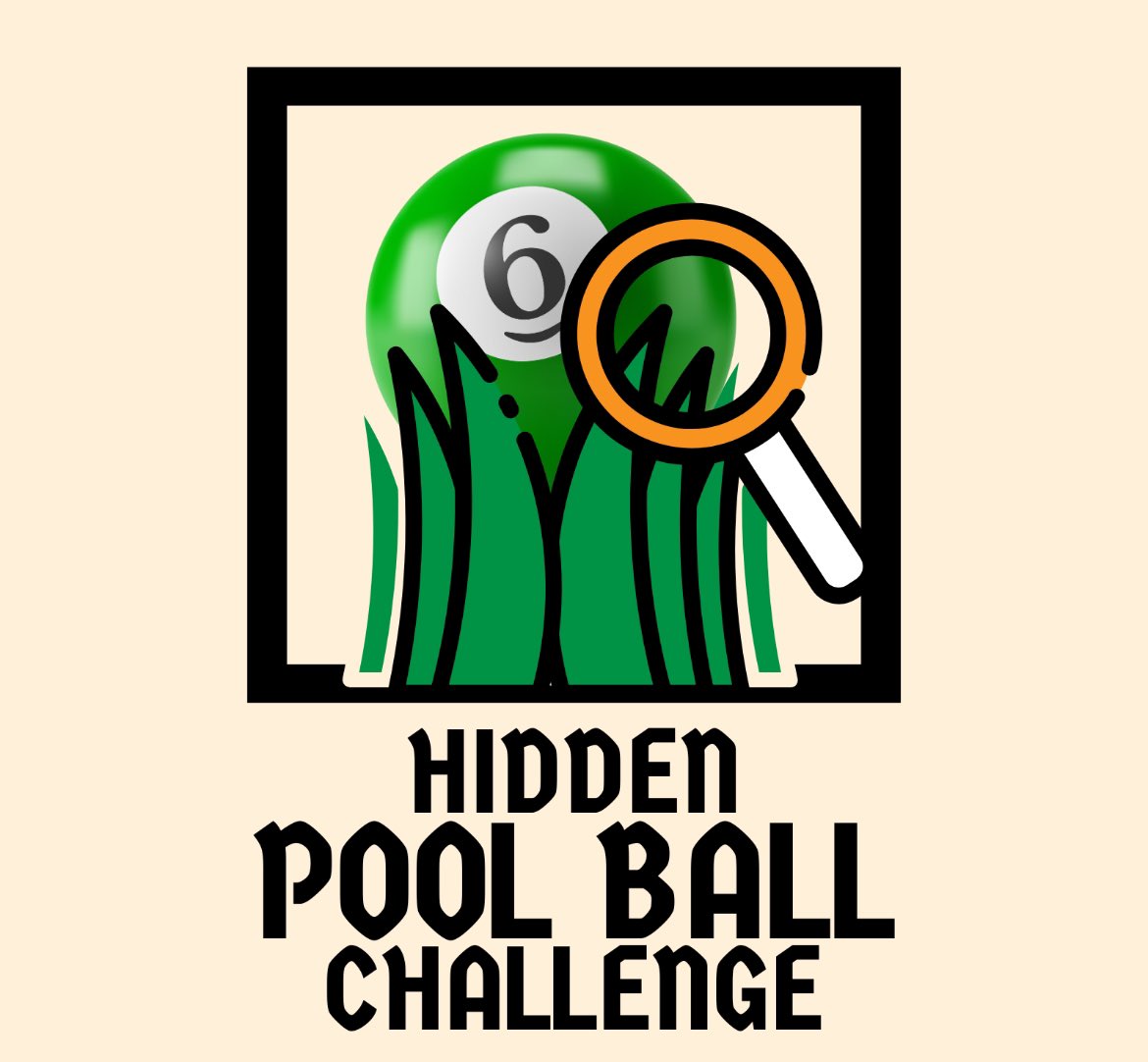 Clue #1

The ball is back so let’s get you a fix. If want to find six stay out of the sticks 

*The pool ball is hidden outdoors on campus. It is NOT located in any fenced off areas or near the pond. Please be respectful to campus &amp; have fun!*