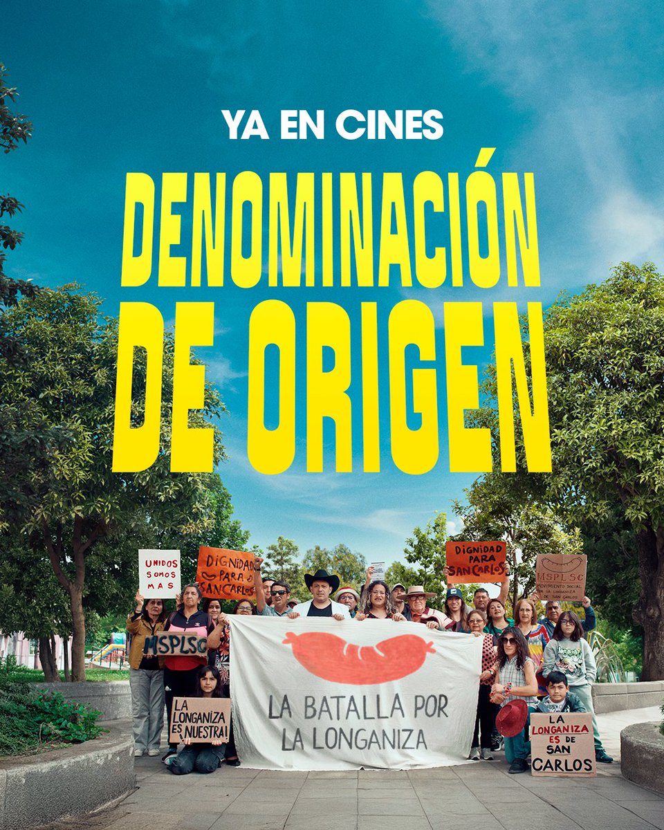 ¿Qué se siente despertar y saber que la espera terminó?

DENOMINACIÓN DE ORIGEN YA LLEGÓ A LOS CINES 🎬😍

¡Únete a esta batalla por la longaniza!
Épica, cargada de humor, amistad y sabor. 

LOS ESPERAMOS DESDE HOY EN CINES 🎬