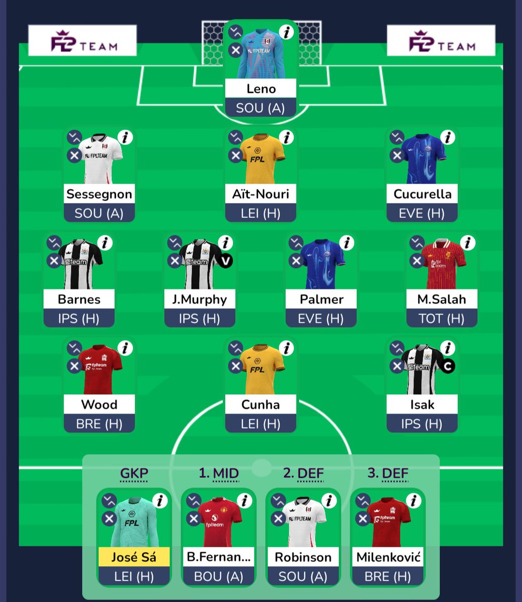 FPL Face Off (Tom) tweet media