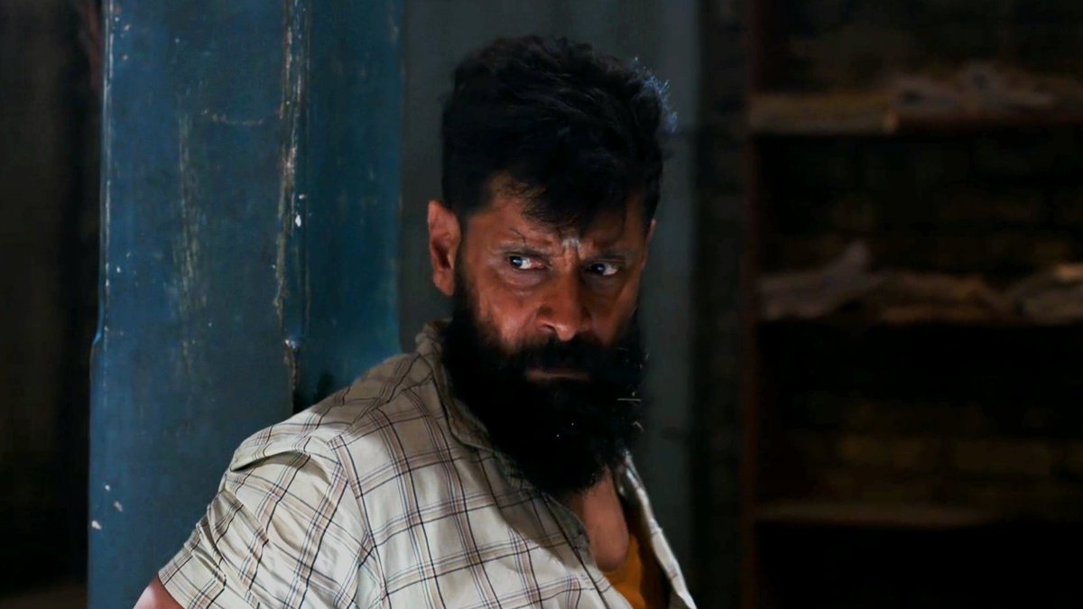 PrimeVideoIN's tweet photo. .@chiyaan Vikram as Kaali. That's it. That's the post 🔥

#VeeraDheeraSooranOnPrime, Watch Now https://t.co/rwvMeKFnOv