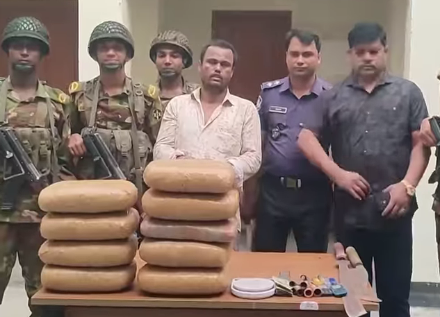 সরিষাবাড়ীতে ১৮ কেজি গাঁজাসহ মাদক সম্রাট সোহেল গ্রেপ্তার