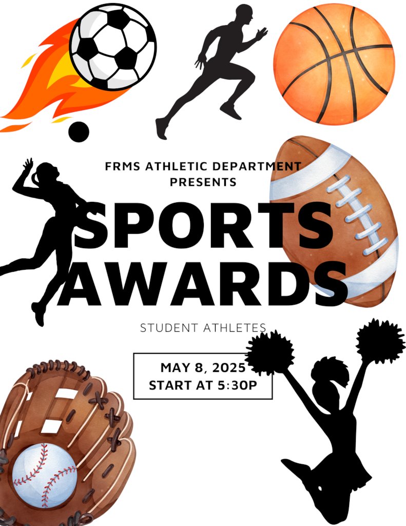🏀⚽ Flat Rock Middle’s Athletic Dept. presents a showcase of our amazing student-athletes! Join us May 8 at 5:30 PM for a night of spirit and sports at Flat Rock Middle! 🏈⚾🔥 #FlyerNation