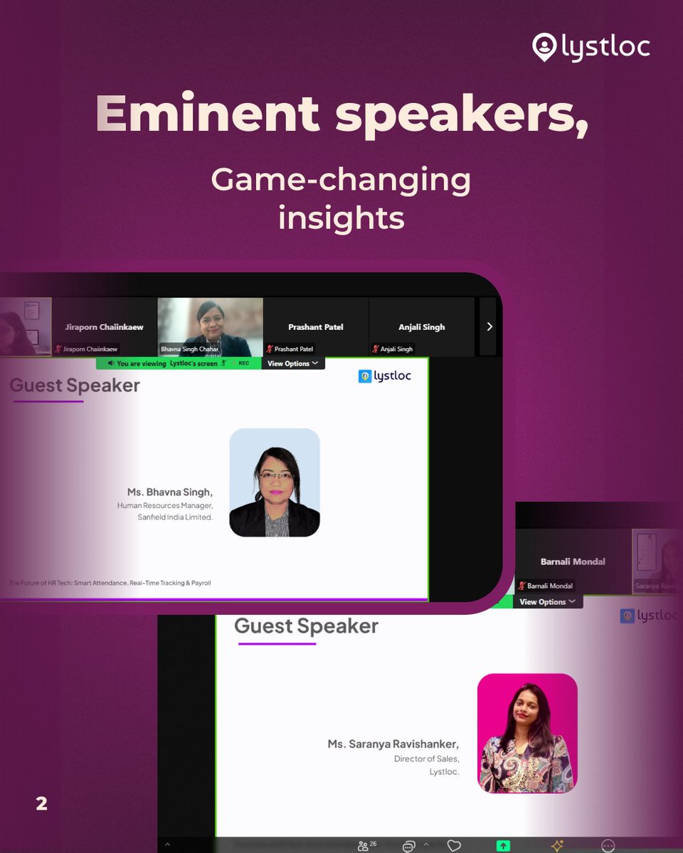 lystloc's tweet photo. 🔴Here are the glimpses from today's live webinar!

Thank you everyone for your participation and for making our webinar a huge success.

Looking forward to hosting many such interesting webinars! 

#webinarsuccess #realtimemanagement #lystloclive https://t.co/2Qp0UIAXjj