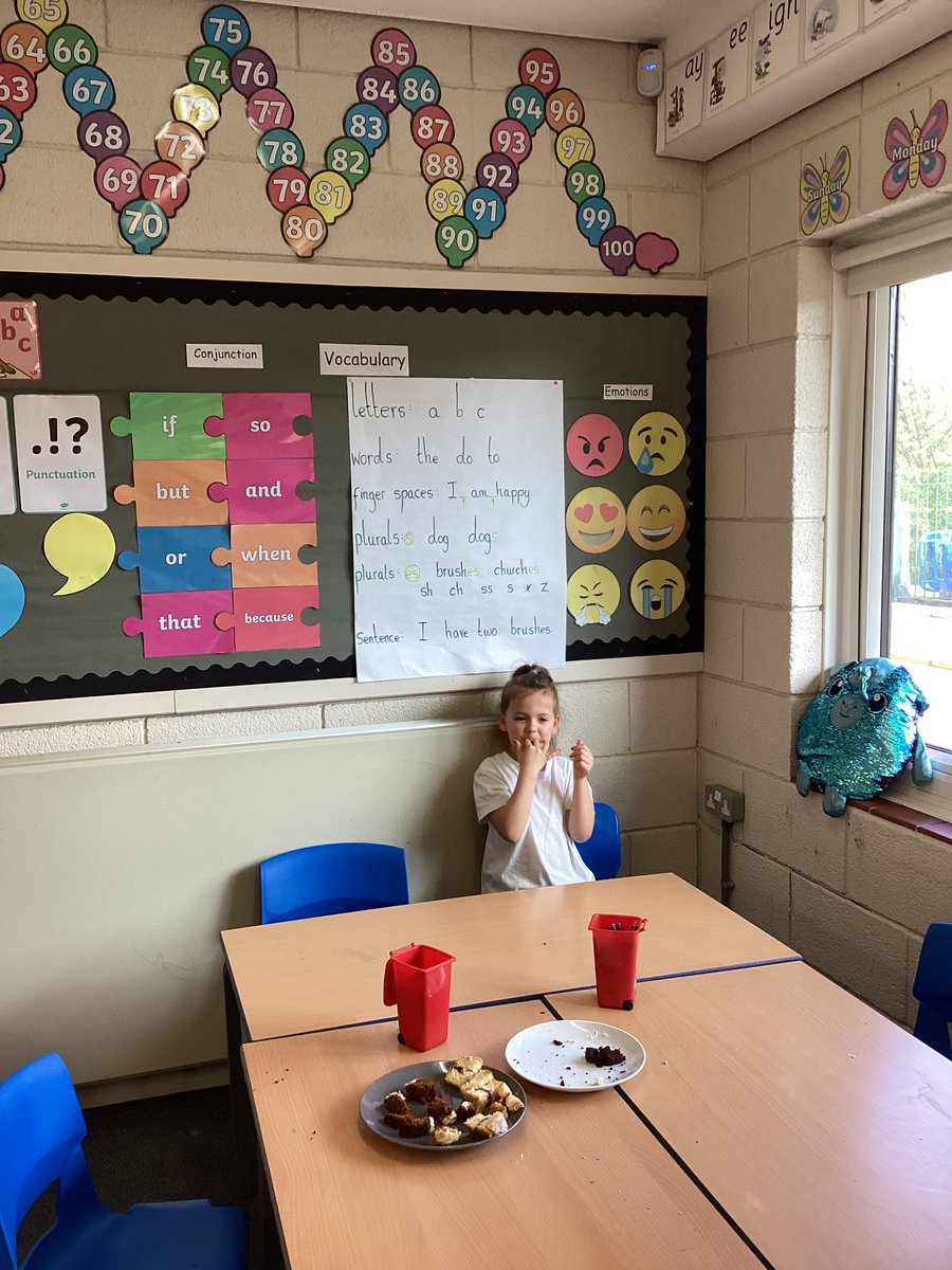 What a wonderful morning we have had! As our new English topic is ‘Food’, we looked at, smelt and tasted 4 different cakes. We then wrote descriptive words to help us to write a recount. <a href="/BedfordPrimary/">Bedford Primary</a> <a href="/SouthportLTrust/">Southport Learning Trust</a>