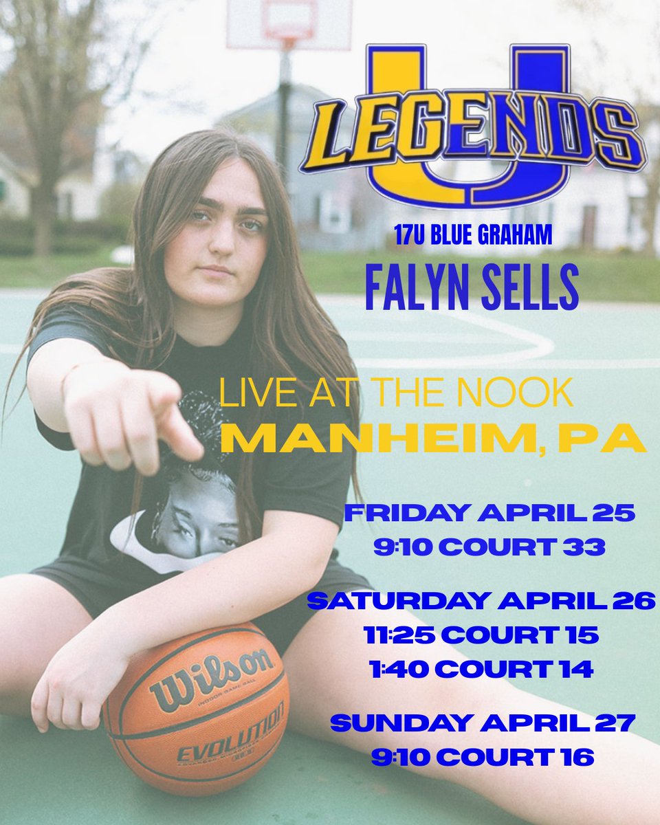Excited to play with my teammates. Come check us out!