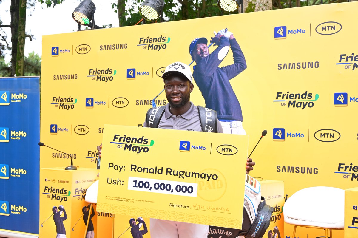 mtnug's tweet photo. MTN Uganda commits UGX 100 million to support professional golfer @RonaldRugumayo More in this article; https://t.co/H6gccasZMS

#MTNForMayo #TogetherWeAreUnstoppable #MTNGolf https://t.co/7rjWVXjKqS