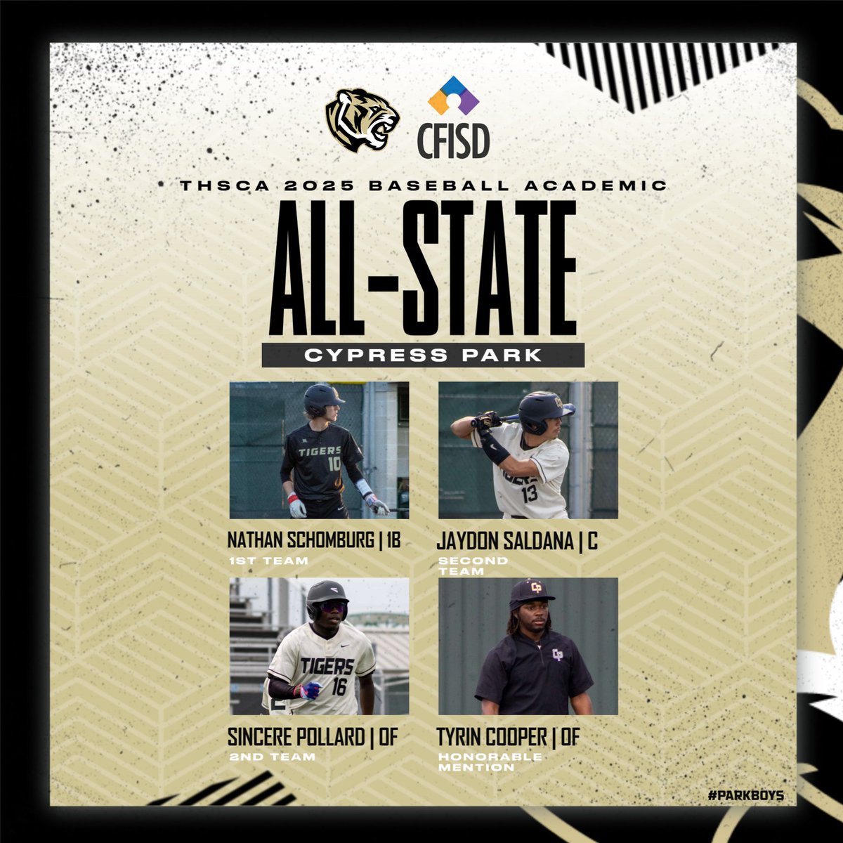 Cy Park Baseball (@cypark_baseball) on Twitter photo Putting the STUDENT in student athlete! #ParkBoys Putting the STUDENT in student athlete! #ParkBoys