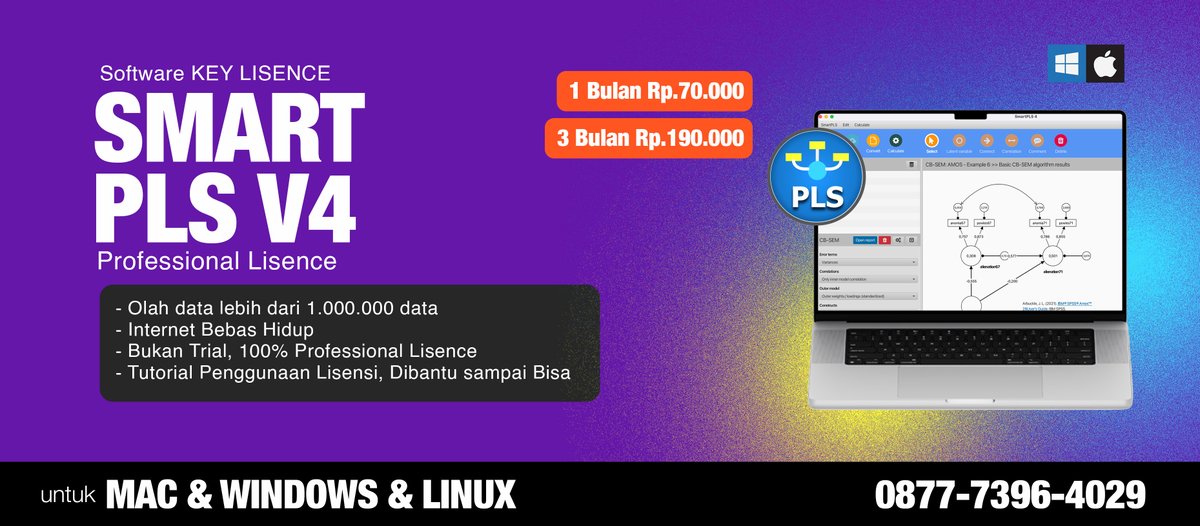 ᴅᴇꜱʜa･*:･✿ | SmartPLS KeyLisence PROFESSIONAL tweet media