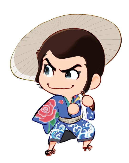 けっこうかわいく描けたかも(傘の字は全員描いた後に入れる