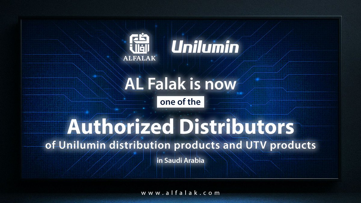 alfalak's tweet image. AL Falak is now one of the Authorized Distributors of Unilumin distribution products and UTV products in Saudi Arabia
contact us
Volume_solutions@alfalak.com
#alfalak #Unilumin #Distributors #UTVproducts #products