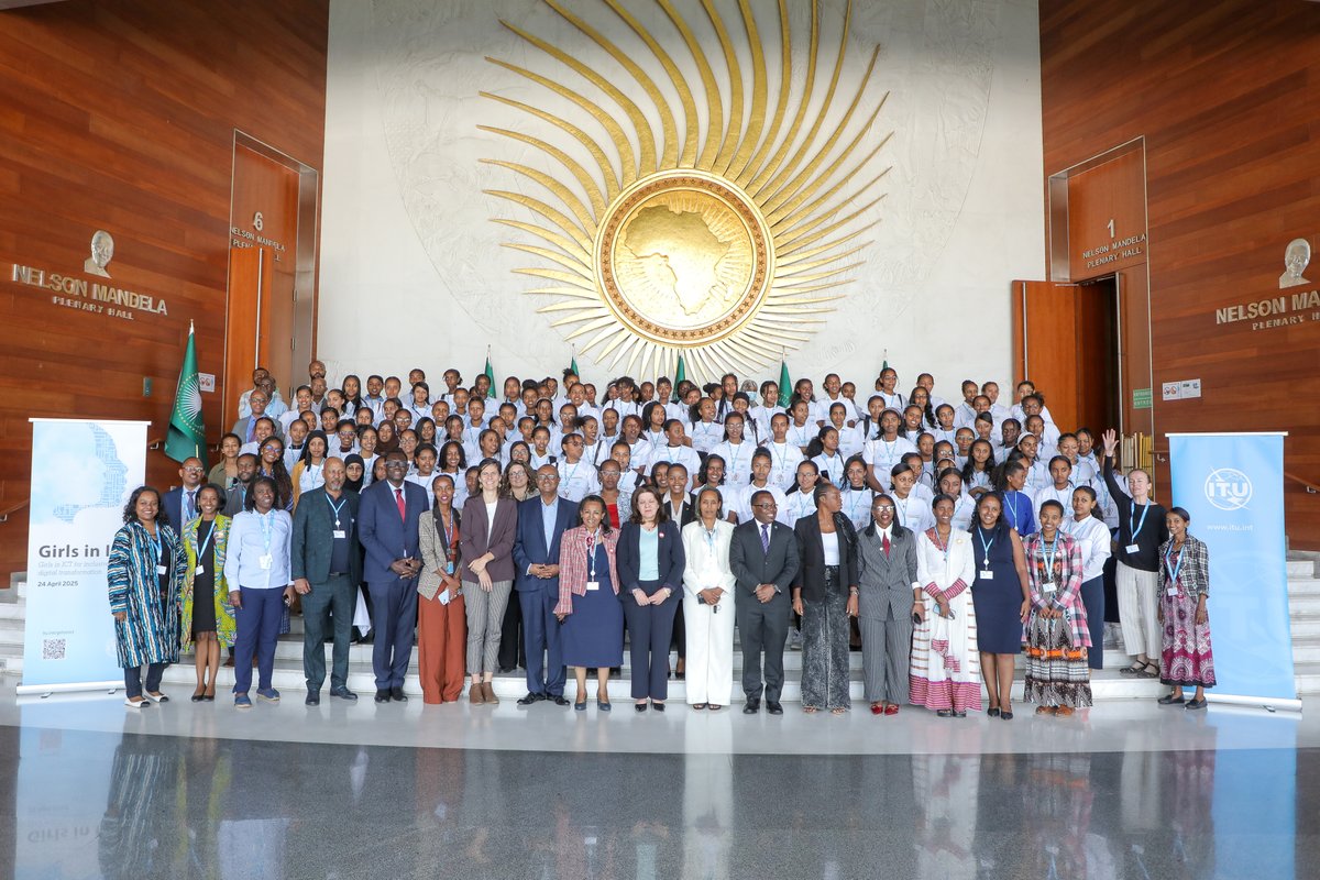 UN Women Liaison Office to the AU & UNECA (@unwomenau) on Twitter photo Celebrating Girls in ICT Day with young girls & <a href="/ITUAfrica/">ITU Regional Office in Africa</a>🎉
Today, we are recognizing the incredible potential of young girls in tech & encouraging them to pursue ICT and the #STEM in school.
To the young girl pursuing ICT, we see you, we believe in you, and we celebrate you Celebrating Girls in ICT Day with young girls & <a href="/ITUAfrica/">ITU Regional Office in Africa</a>🎉
Today, we are recognizing the incredible potential of young girls in tech & encouraging them to pursue ICT and the #STEM in school.
To the young girl pursuing ICT, we see you, we believe in you, and we celebrate you