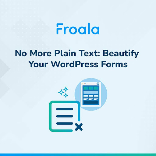 froala's tweet image. Add rich text editing to Contact Form 7 in WordPress 
 with Froala 💬
📄 Improve form inputs
 🖋️ Clean HTML output
🚀 Better user experience

🔗  bit.ly/3Gj8r7B 

#WordPress #ContactForm7 #FroalaEditor #RichTextEditor #DevTools