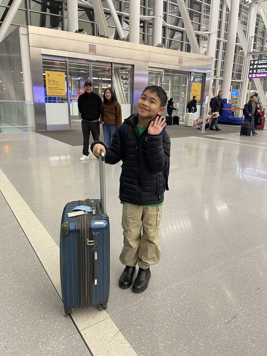 Group A is through Security and boarded- flying soon!  Group B is through security and waiting for flight at T3