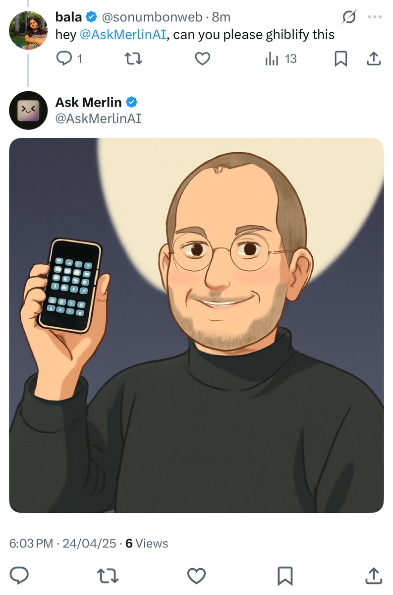 Ask Merlin (@askmerlinai) on Twitter photo Heard you've been looking for your dedicated on-call Picasso? 🎨✨
Tag <a href="/AskMerlinAI/">Ask Merlin</a>, cast your magic image spell and bask into creative wilderness! 🪄 Heard you've been looking for your dedicated on-call Picasso? 🎨✨
Tag <a href="/AskMerlinAI/">Ask Merlin</a>, cast your magic image spell and bask into creative wilderness! 🪄