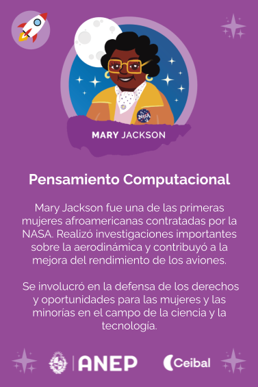 Siendo hoy el Día Internacional de las Niñas en las TIC, es el momento perfecto para recordar que la inclusión comienza con las historias que contamos.🚀 Mary Jackson: una historia que inspira a desafiar estereotipos <a href="/ceibal/">Mercè Espinosa</a> <a href="/fundacionceibal/">Fundación Ceibal</a> <a href="/Empereiro/">Emiliano Pereiro</a>