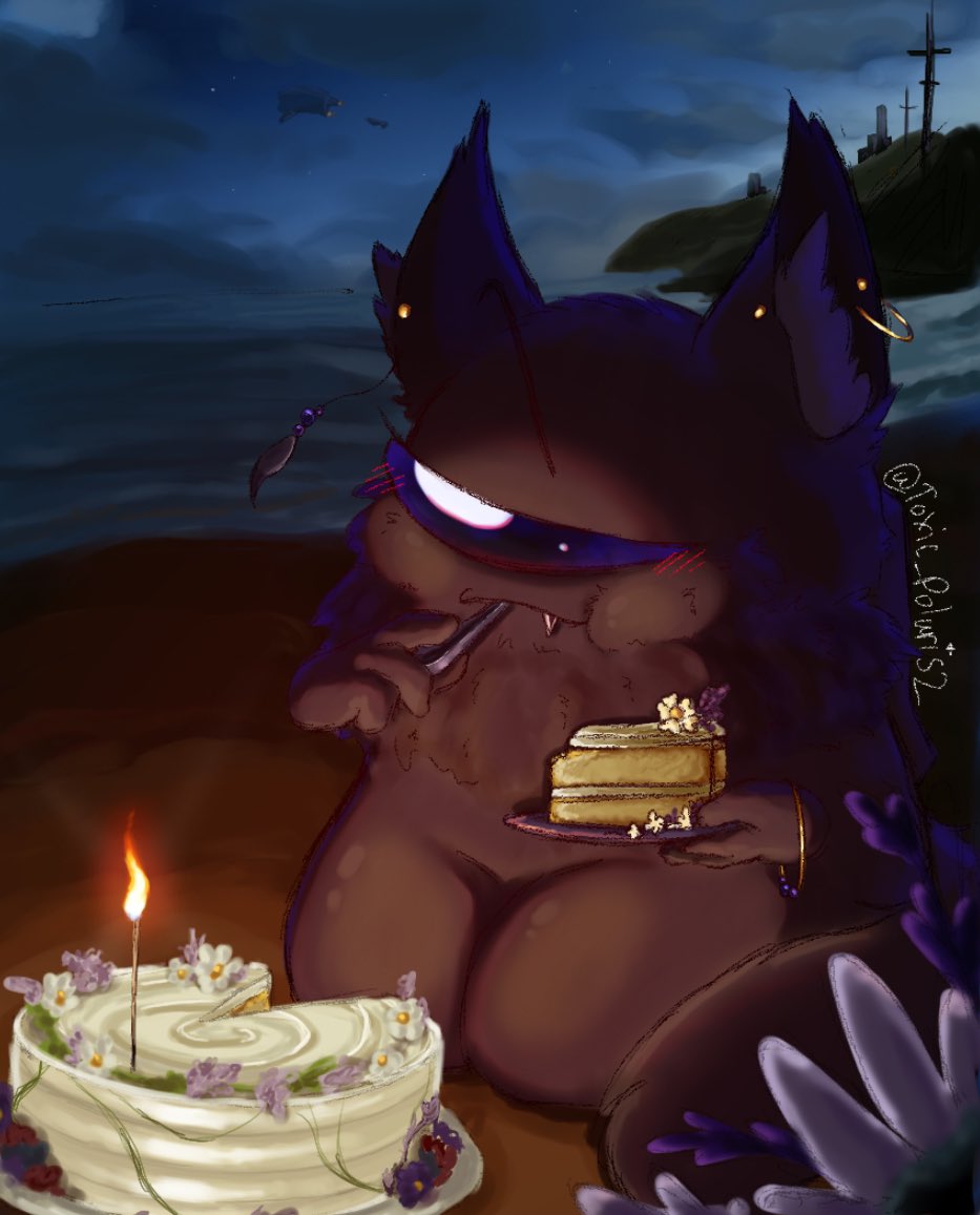 Toxic_Polaris2's tweet photo. Quick birthday art I did for @FridaLadyWolf ❤️🎂

#AmongUsArt #amongusart https://t.co/jjIbMQ8iJ2