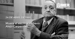 IPVCE Antonio Maceo Grajales (@ipvceg) on Twitter photo Hoy recordamos con respeto y cariño la muerte del gran escritor cubano Alejo Carpentier. Su talento y sus obras dejaron una huella profunda en la literatura universal, enriqueciendo nuestra cultura y nuestra historia. @IPVCEAM
@cubamined
<a href="/Gob_StgoDeCuba/">Gobierno Provincial de Santiago de Cuba</a> <a href="/PartidoPCC/">Partido Comunista de Cuba</a> Hoy recordamos con respeto y cariño la muerte del gran escritor cubano Alejo Carpentier. Su talento y sus obras dejaron una huella profunda en la literatura universal, enriqueciendo nuestra cultura y nuestra historia. @IPVCEAM
@cubamined
<a href="/Gob_StgoDeCuba/">Gobierno Provincial de Santiago de Cuba</a> <a href="/PartidoPCC/">Partido Comunista de Cuba</a>