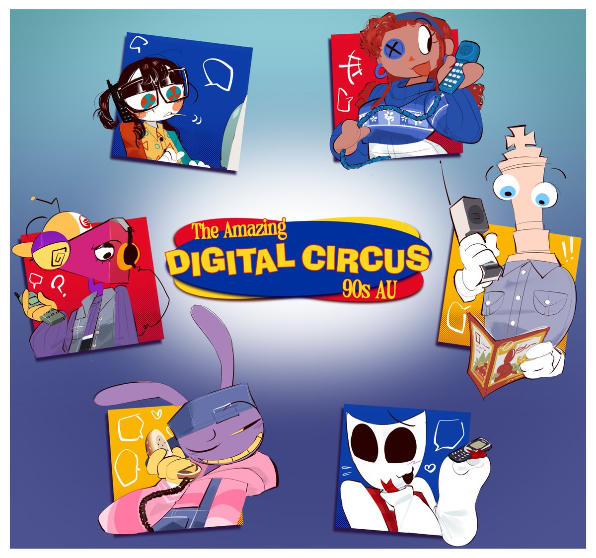 vvickydisc's tweet image. making au covers are pretty fun

#TheAmazingDigitalCircus 
#TADC90sAU
