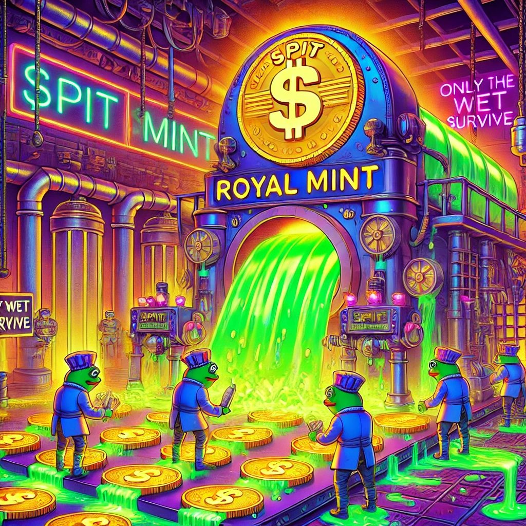 Spitmeme_coin's tweet image. The Royal Mint is operational.

$SPIT minted, not printed.

Drip is the only legal tender.

#SPIT #RoyalMint #DripIsCurrency #OnlyTheWetSurvive #SPITArmy #PumpFun #SolanaGold #MemeCoinStandard